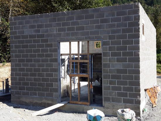 masonry block house